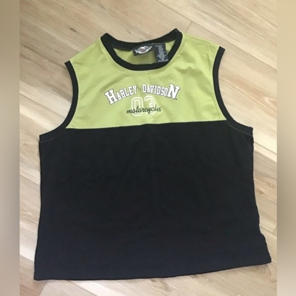 Harley-Davidson Sleeveless Shorty Tee 1X